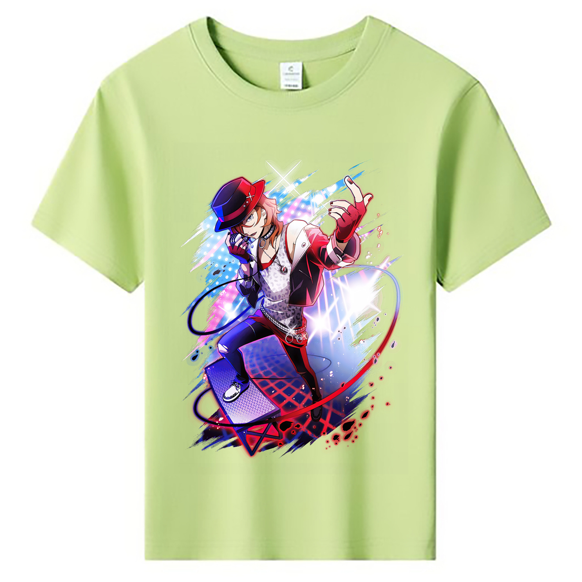 （画像用） 文豪ストレイドッグス Bungo Stray Dogs 綿100％キッズTシャツ（フロントプリント）